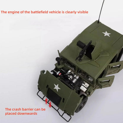 24cm Diecast Alloy 1/18 For Hummer Hmmwv Battlefield Vehicle Model Craft