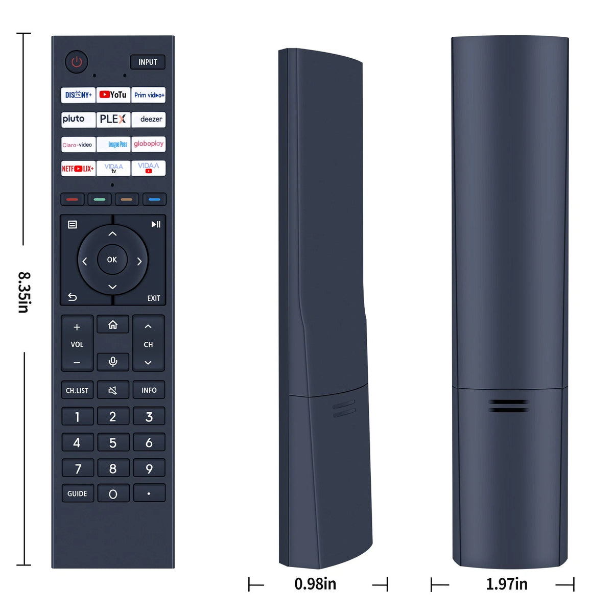 CT-95051 IR Replacement Remote Control For TOSHIBA No Voice