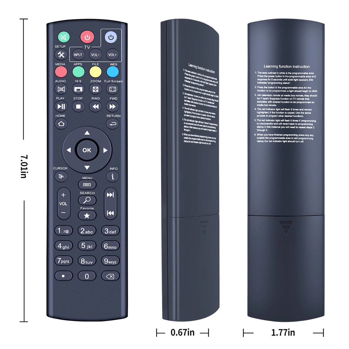 Remote Control For Superbox S1, S2, S3, S4 Pro, S5 Max,OctaStream(Without Voice)