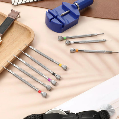 Watch Screwdriver Set, 0.6-2.0 mm Precision Jewelers Set Silver