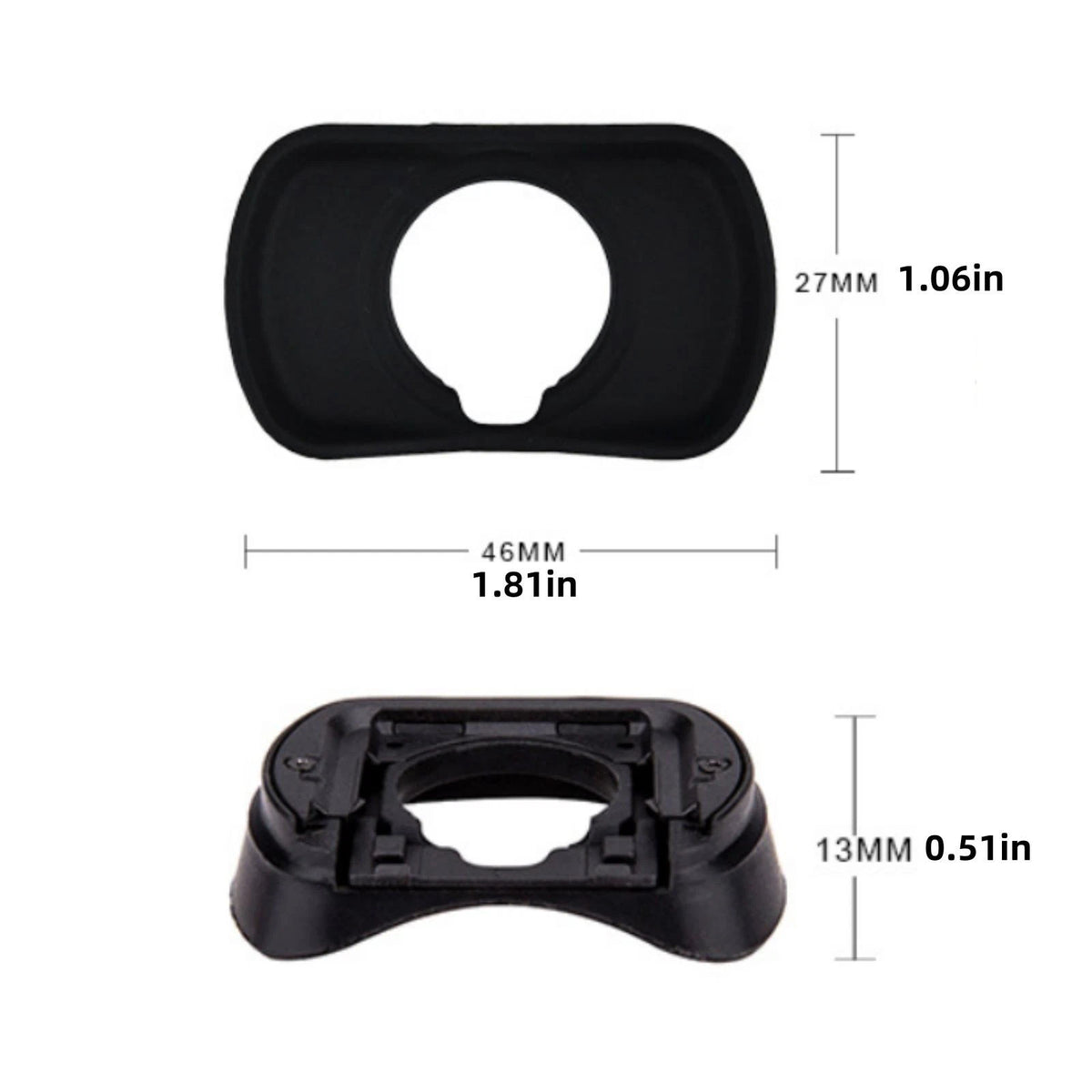 For Fujifilm X-T3 Camera Silicone Eyecup Eyepiece Viewfinder Accessories Part
