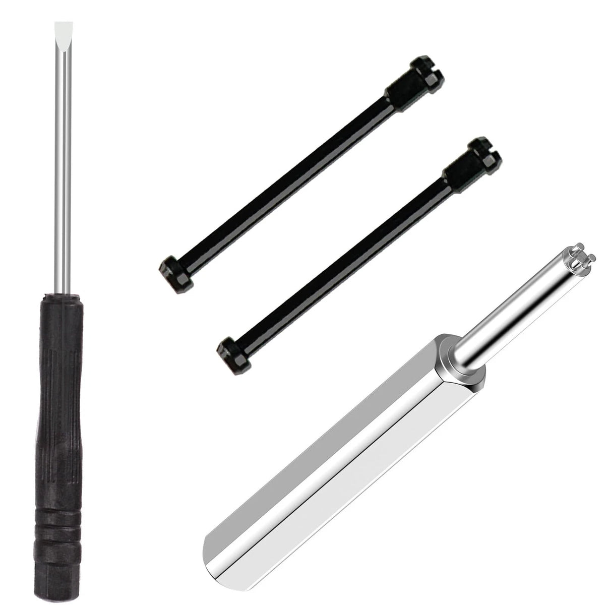 Screw Rod Fit for Amazfit T-Rex 3 A2322 #1-72 x 0.787 in, Black