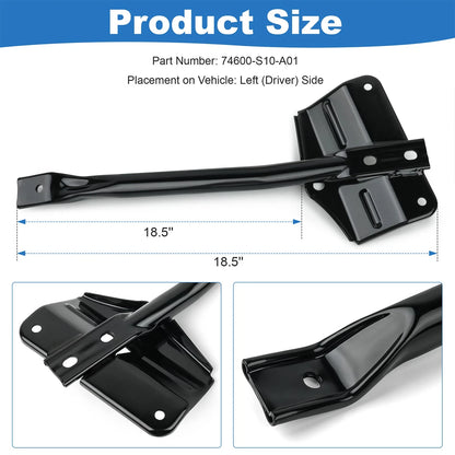 Driver Side Frame Rear Brace 74600-S10-A01 Compatible with Honda CR-V 1998-2001