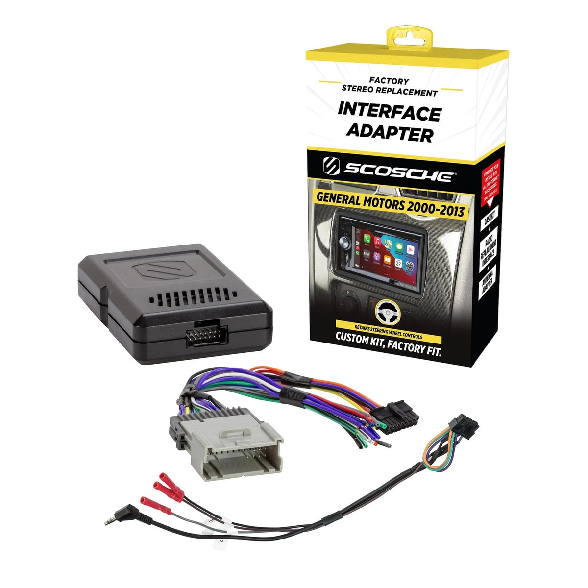 Scosche GM2K-WP Factory Stereo Replacement Interface Adapter, Black