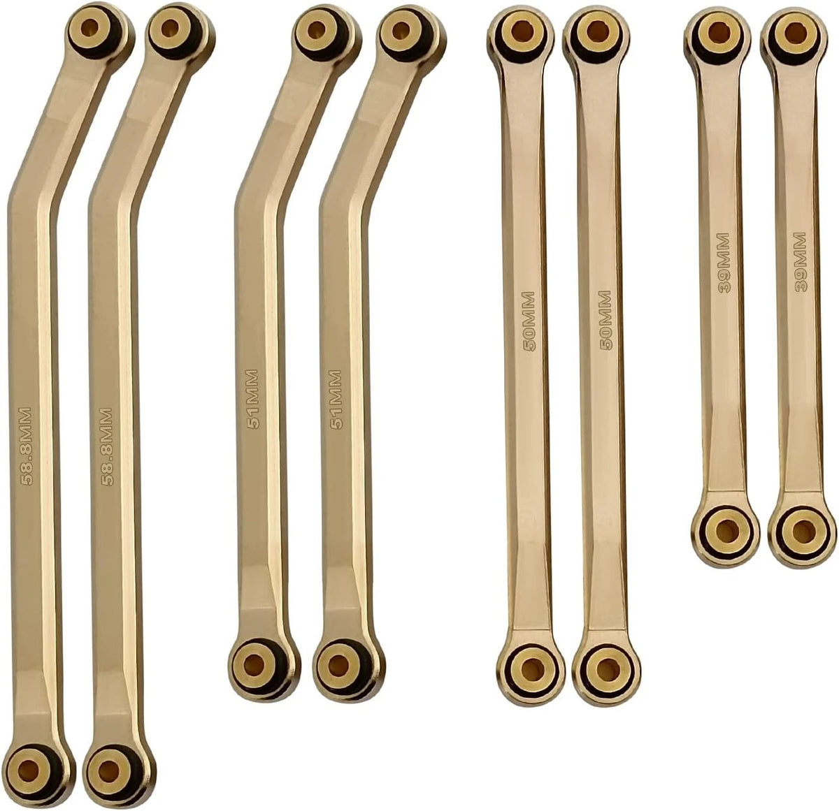 Brass High Clearance Links Set RC Linkage for SCX24 AXI00001...