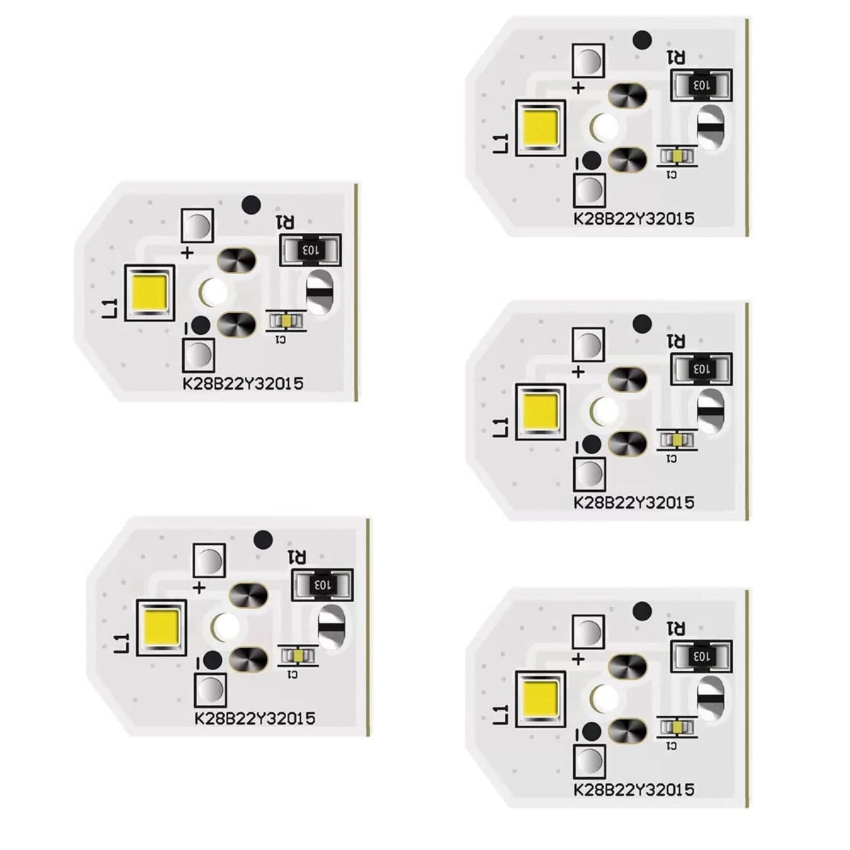5PCS  Refrigerator LED Light Bulb Board For GE Refrigerator GFE26GGHCBB