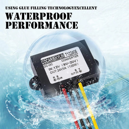 DC 12v Step up to 24v Converter Regulator 5A 120W 12V 24V 5A,