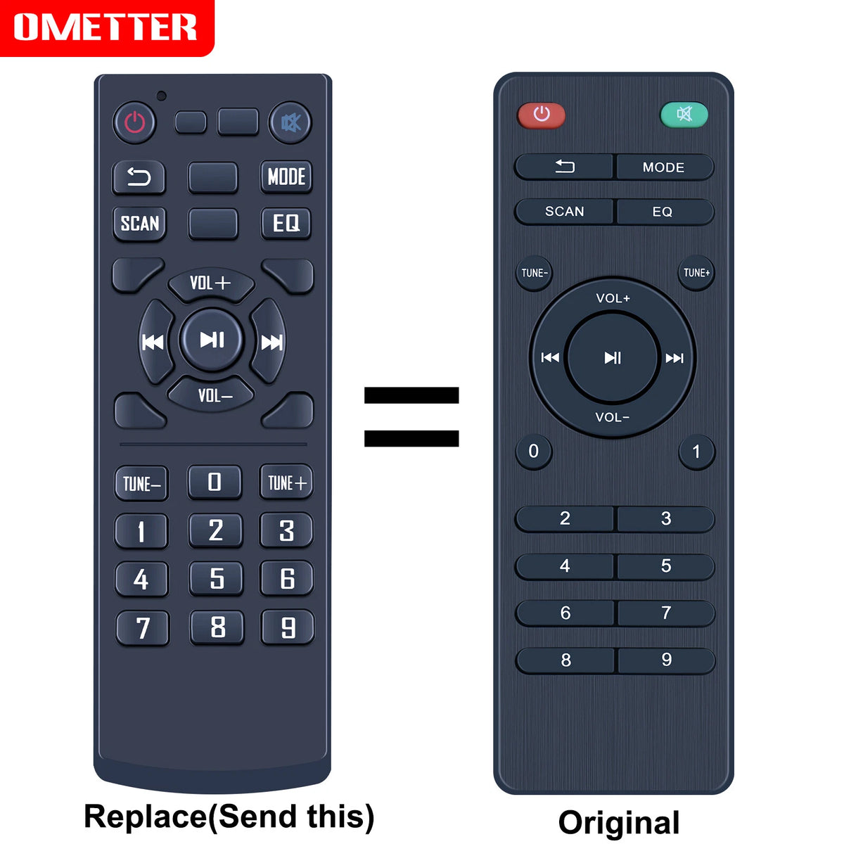 Replacement Remote Control For PYLE PWMKRDJ84BT PWMKRDJ89BT Speaker System -