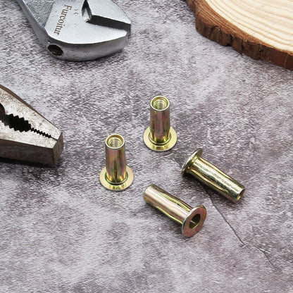 Moicstiy 25Pcs M5 Steel Multi Grip M5, Zinc (Metallic) or Gold