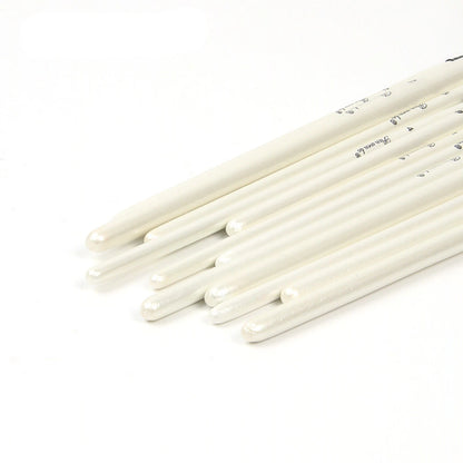 12Pcs Nylon Wool Artist Paint Brushes Fit For Watercolour Acrylic Gouache Tool