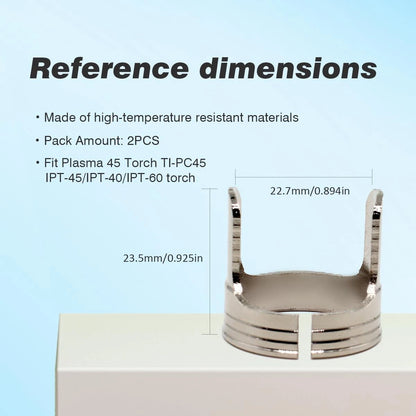 IPT-45 Torch Double Pointed Spacer Plasma Cutting Consumables for Habor...