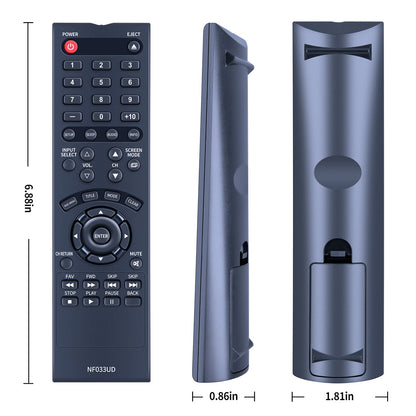 NF033UD Remote Control For Sylvania TV LD195SSX LD190SS1 LD190SS2 LD320SS1