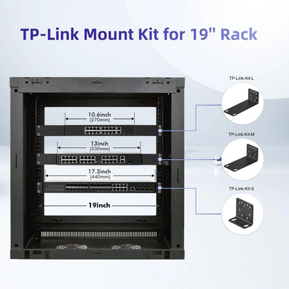 PhyinLan Rack Ear Kit for TP-Link 19-inch 10.6 inches x x 1 inch