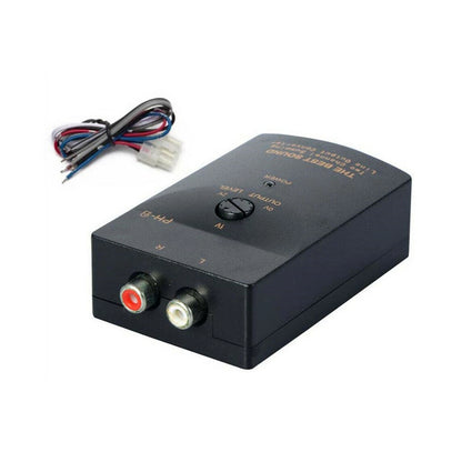 Car Stereo Speaker Outputs To RCA Outputs Speaker Level Converter With Cable