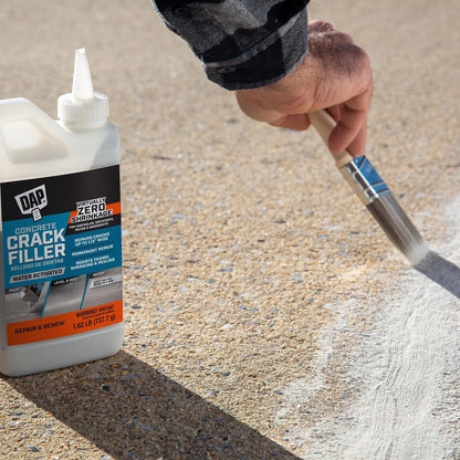 DAP Concrete Crack Filler, Gray, 1.62 lb (7079860500) 16.0 oz., Gray