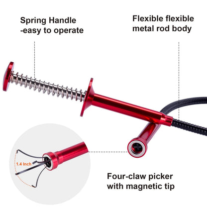Bendable Flexible Magnetic Pickup Tool, Directional Bend Tool