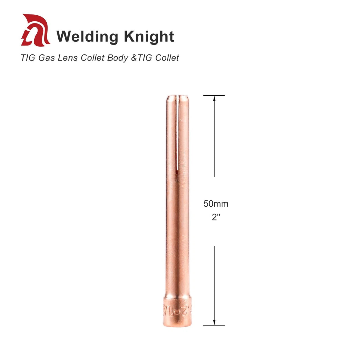 Welding Knight TIG Gas Lens Collet Body 45V27 & 10N25 (1/8") 7-pk