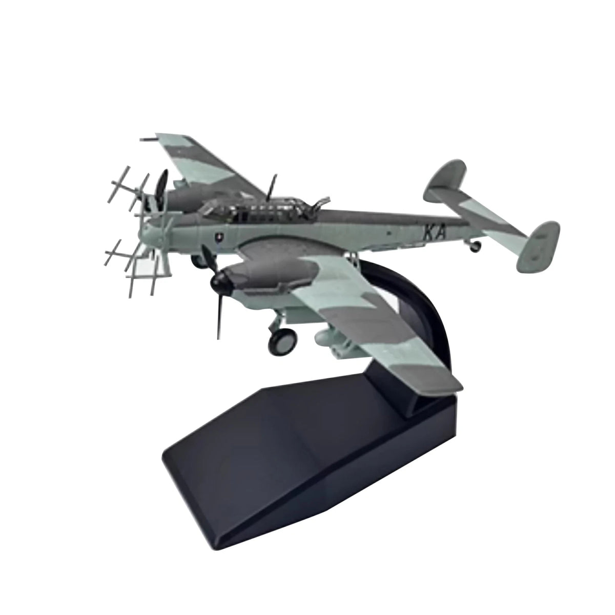 1/100 Diecast Alloy German Messerschmitt BF110 Fighter Model Souvenir Gift