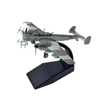 1/100 Diecast Alloy German Messerschmitt BF110 Fighter Model Souvenir Gift
