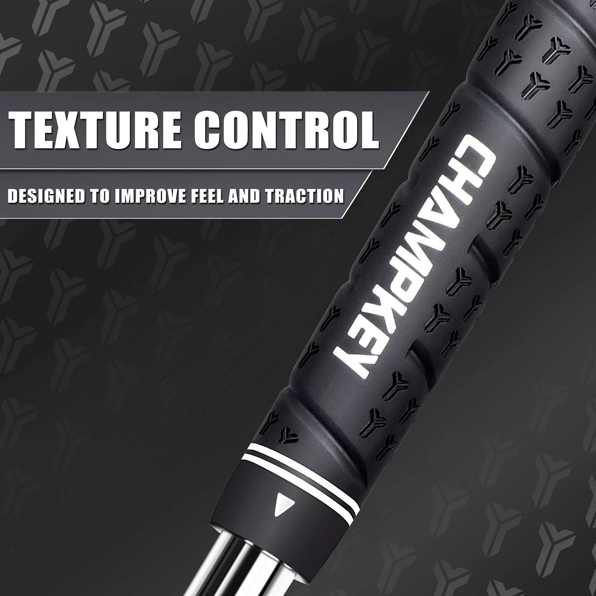 CHAMPKEY WRAP-Y Rubber Golf Grips 13 Pack Come with All Repair Kits - Black