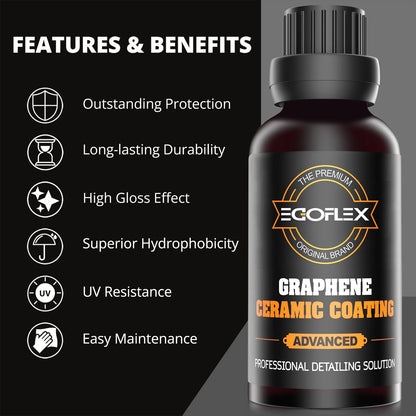 Graphene Ceramic Coating for Cars - 20H Professional Grade Top Transparent