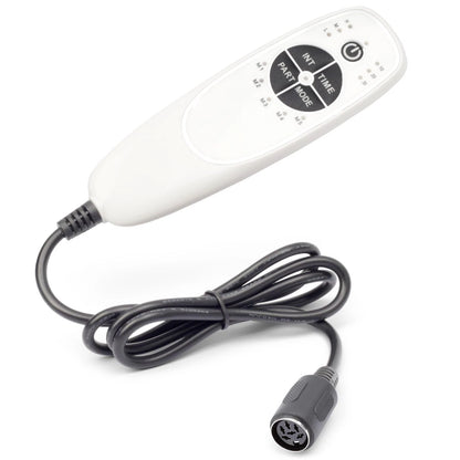 ALLCSM 6 Pin 5 Button Vibration Remote Controller for 5 Buttons 6 Pins, White