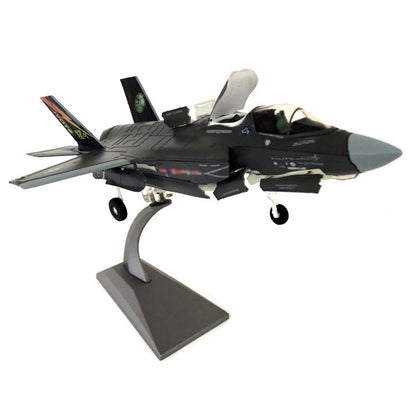 1:72 US Air Force F-35B Fighter Aircraft Diecast Model Military W/ Display Stand