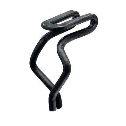 30Pcs Door Trim Panel Fasteners Retainer Clips Compatible with L= 7/8", Black