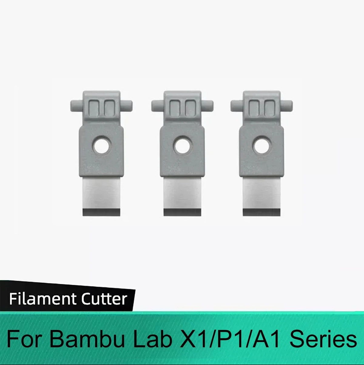 3 Pcs Replacement 3D Printer Filament Cutter for Bambu Lab A1/A1...