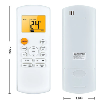 For Insignia Portable Air Conditioner NS-AC07PWH1 NS-AC06PWH1 Remote Control