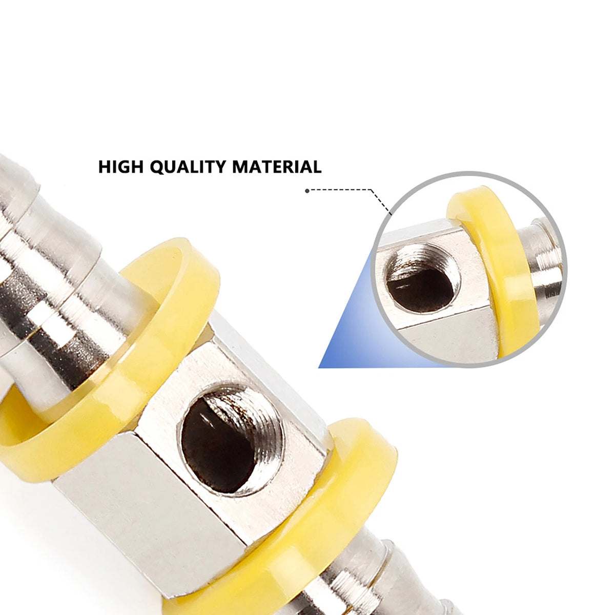 3/8”Fuel Line Fuel Pressure Gauge Sensor T-Fitting Adapter Connector Accessories