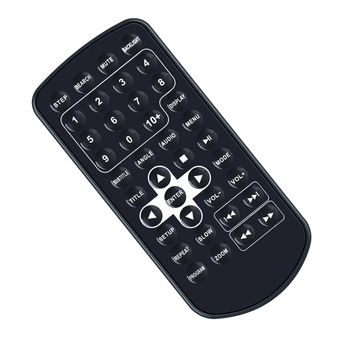 Replacement Remote Control for Insignia NS-P10DVD20 10in Portable DVD Player