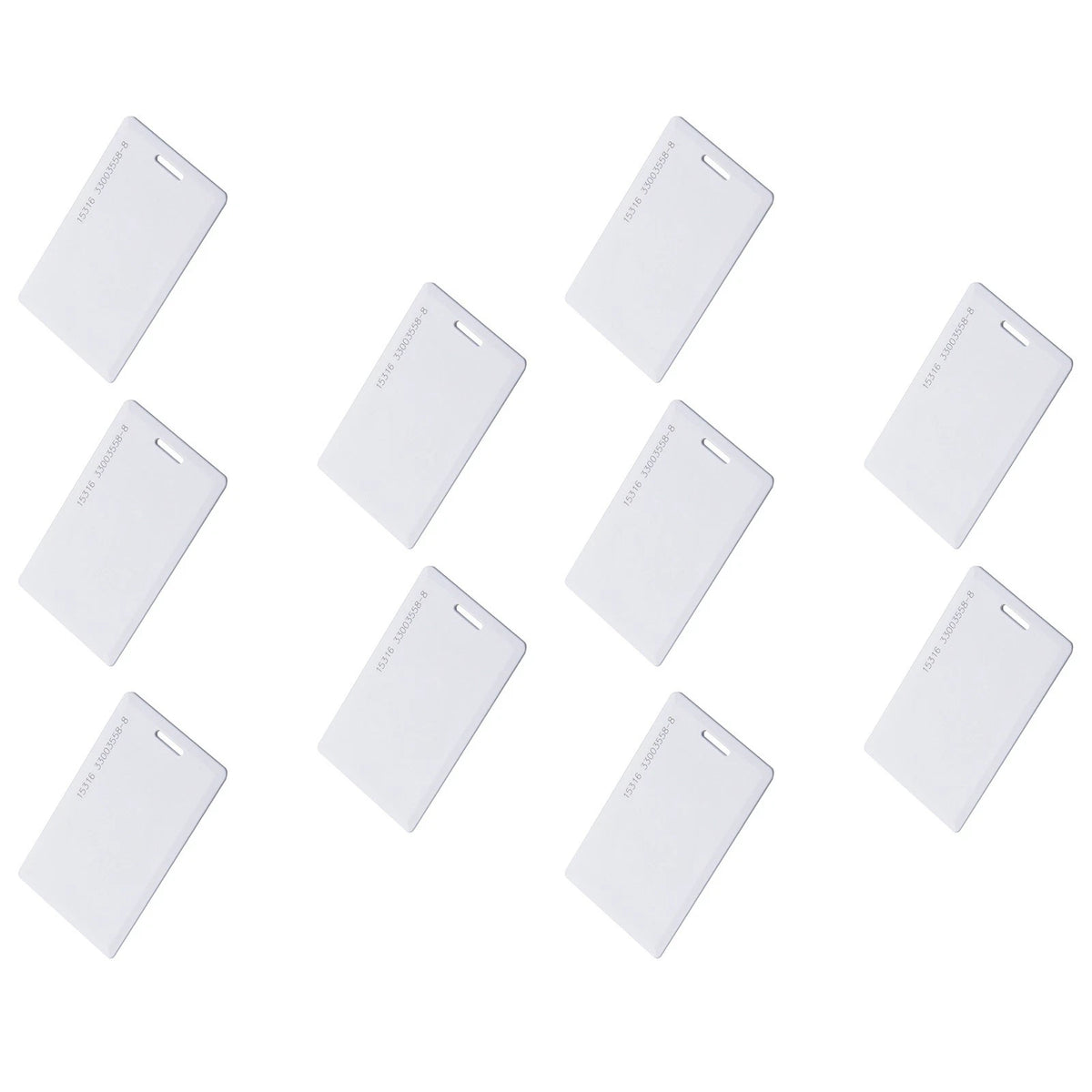 10Pcs Universal PVC ProxCard II Cards Proximity Access Card Key Fob.