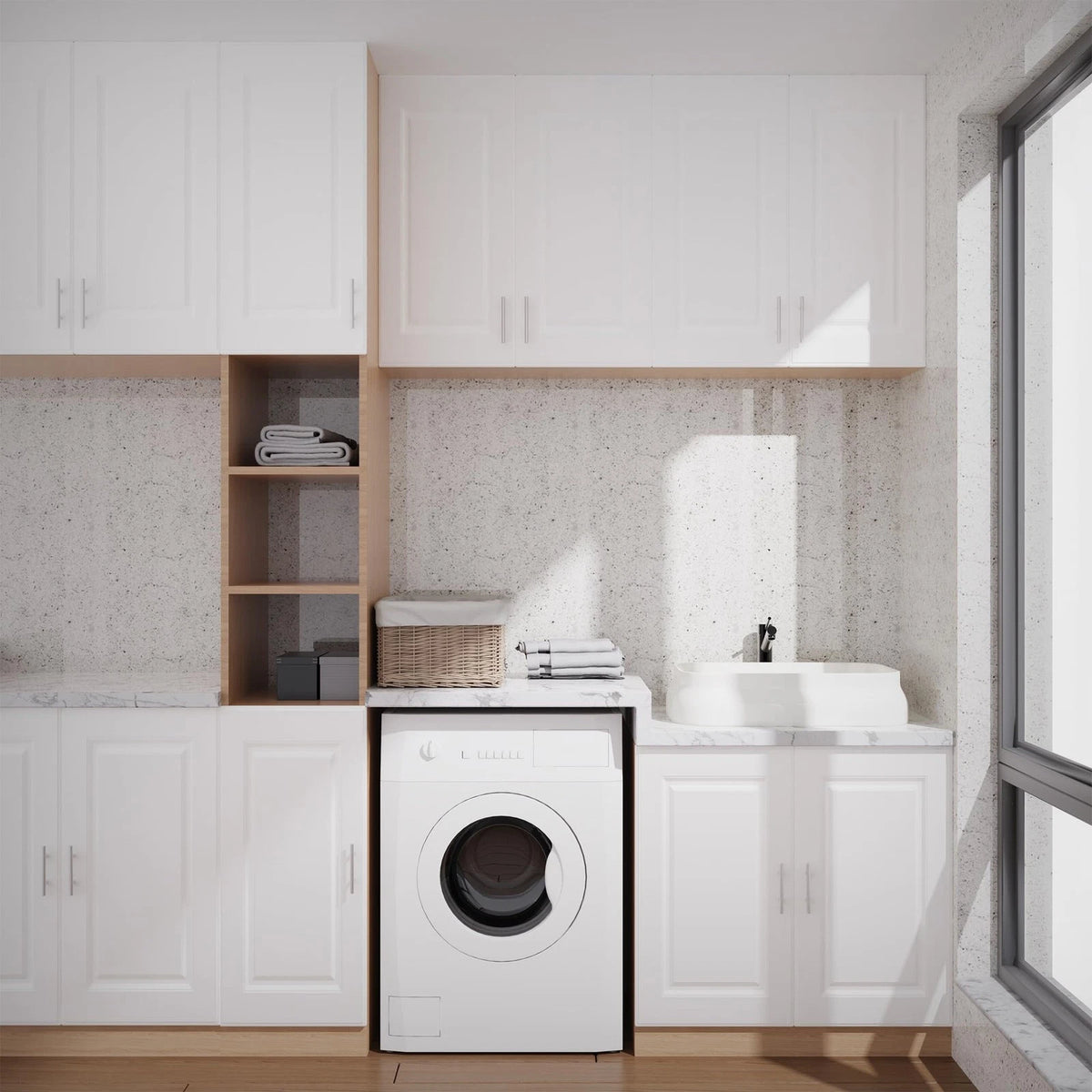 Built-in Cabinet Doors - Replacement for 22.5H*13.25W, White