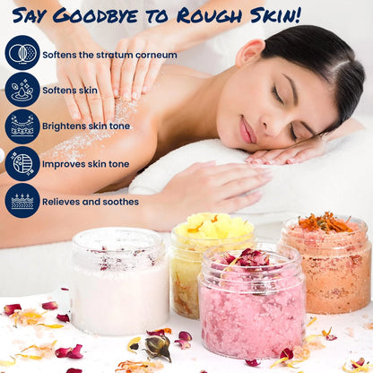 TSVATE Body Scrub Making Kit- Make Your Own Salt 1 Fl Oz (Pack of 1), Pink