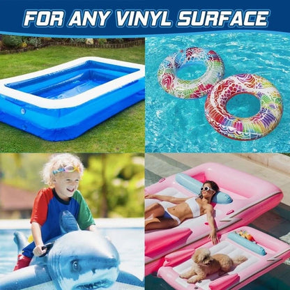 Yeardera Air Mattress Patch Kit, Waterproof Vinyl Repair High clear