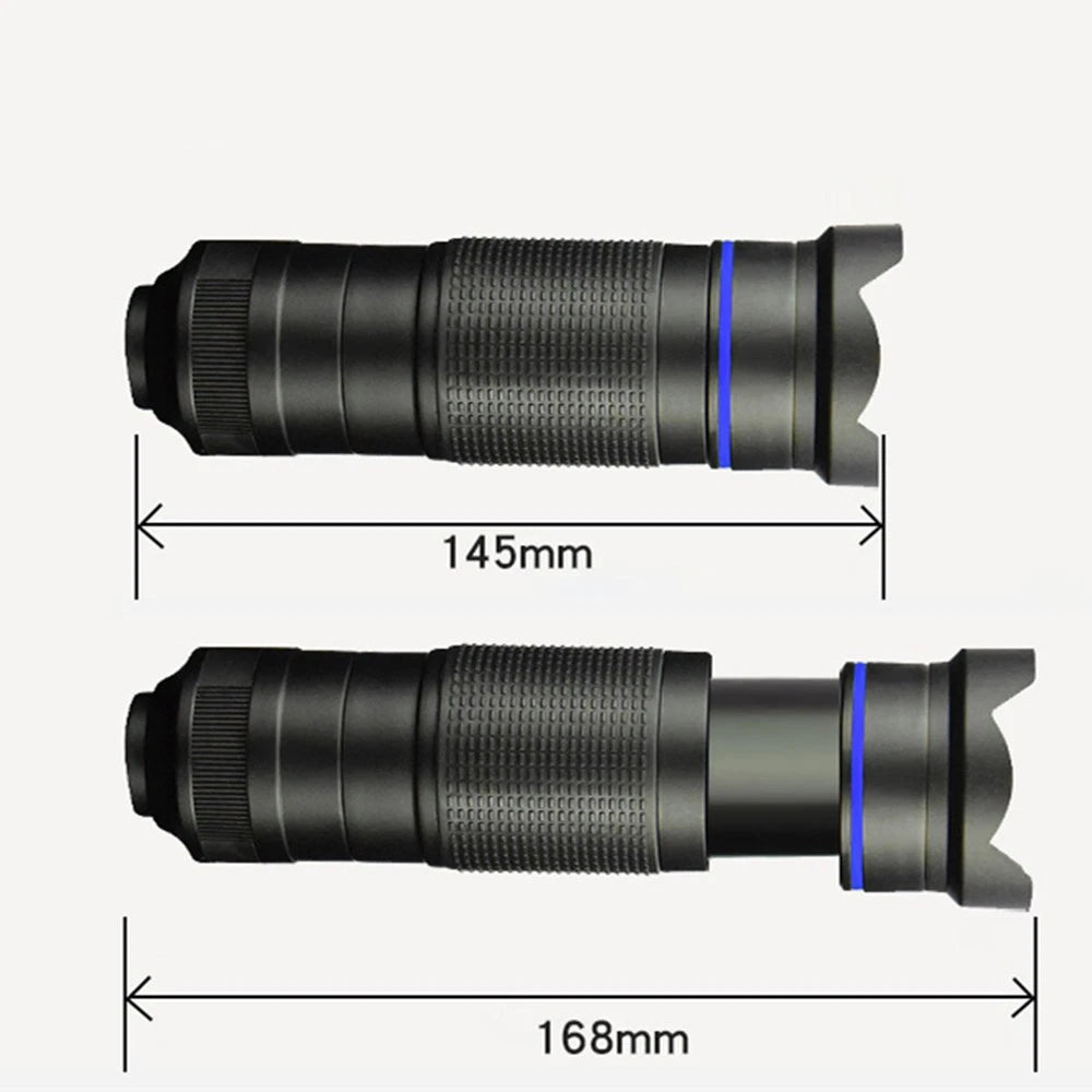 36X Wide Angle Phone Camera Telephoto Lens Zoom Fisheye Telescope Lens