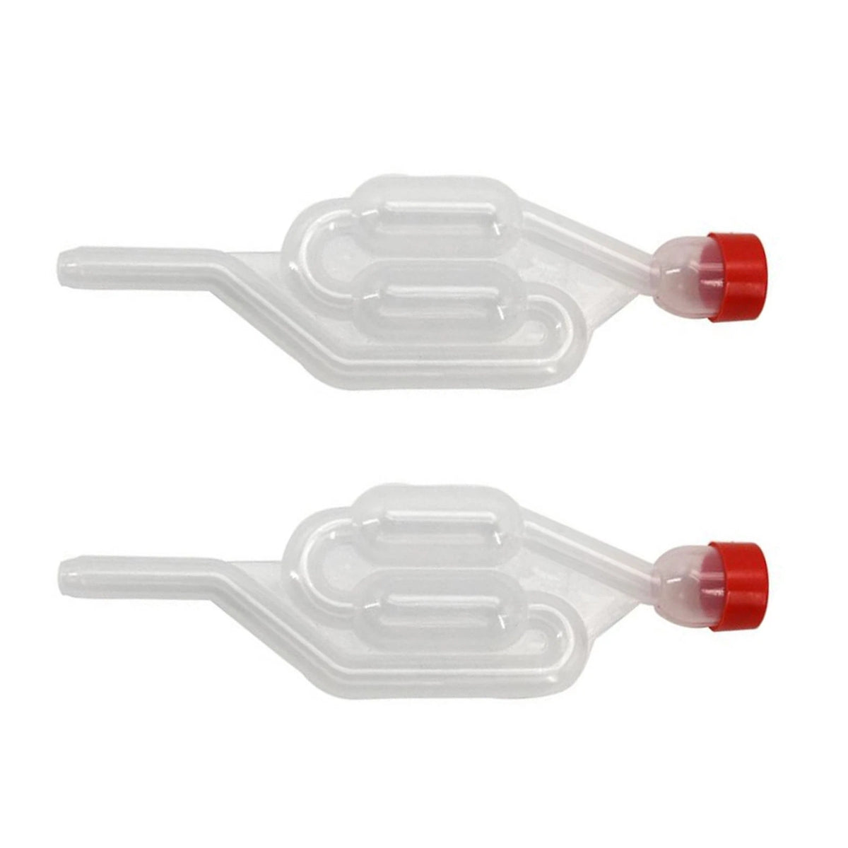 2PCS Transparent One-way Beer Making Tool Equipment Airlock Accessories
