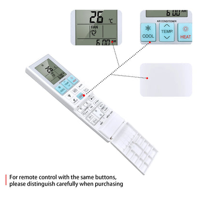 CRMC-B153JBEZ Replacement Remote Control For Sharp Air Conditioner