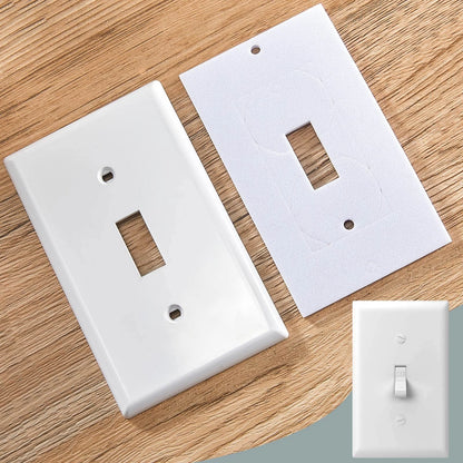 Tondiamo 30 Pcs Outlet Insulation and Draft Sealers Foam 2.5 x 4 Inch, White