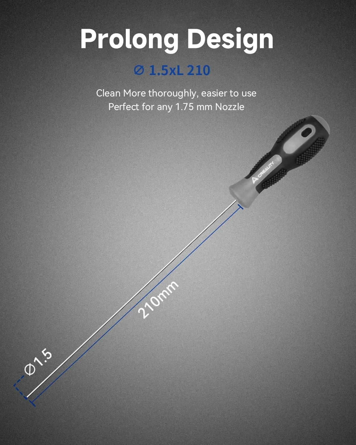 Creality Official Clog Poke, 0.4mm Needles Cleaner Perfect for Any 1.75mm 3D...