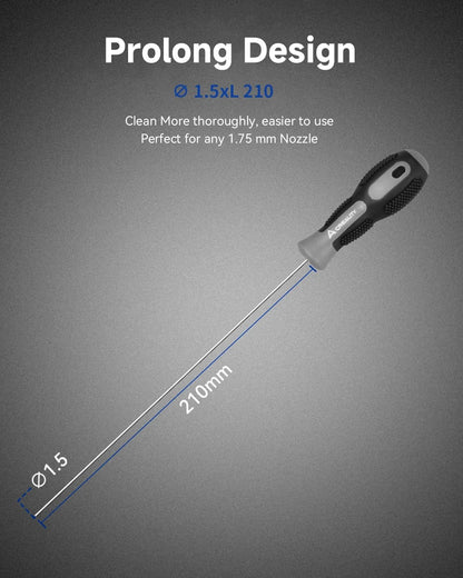 Creality Official Clog Poke, 0.4mm Needles Cleaner Perfect for Any 1.75mm 3D...