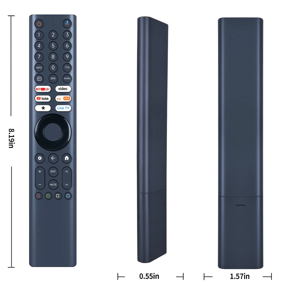 Voice Remote Control For Xiaomi A Pro TV (2026)32”, 43”, 55”, 65” and 75”
