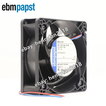 Ebmpapst DV4114N Axial Fan DC 24V 0.85A 20.5W 120*120*38MM 2-wire Cooling Fan