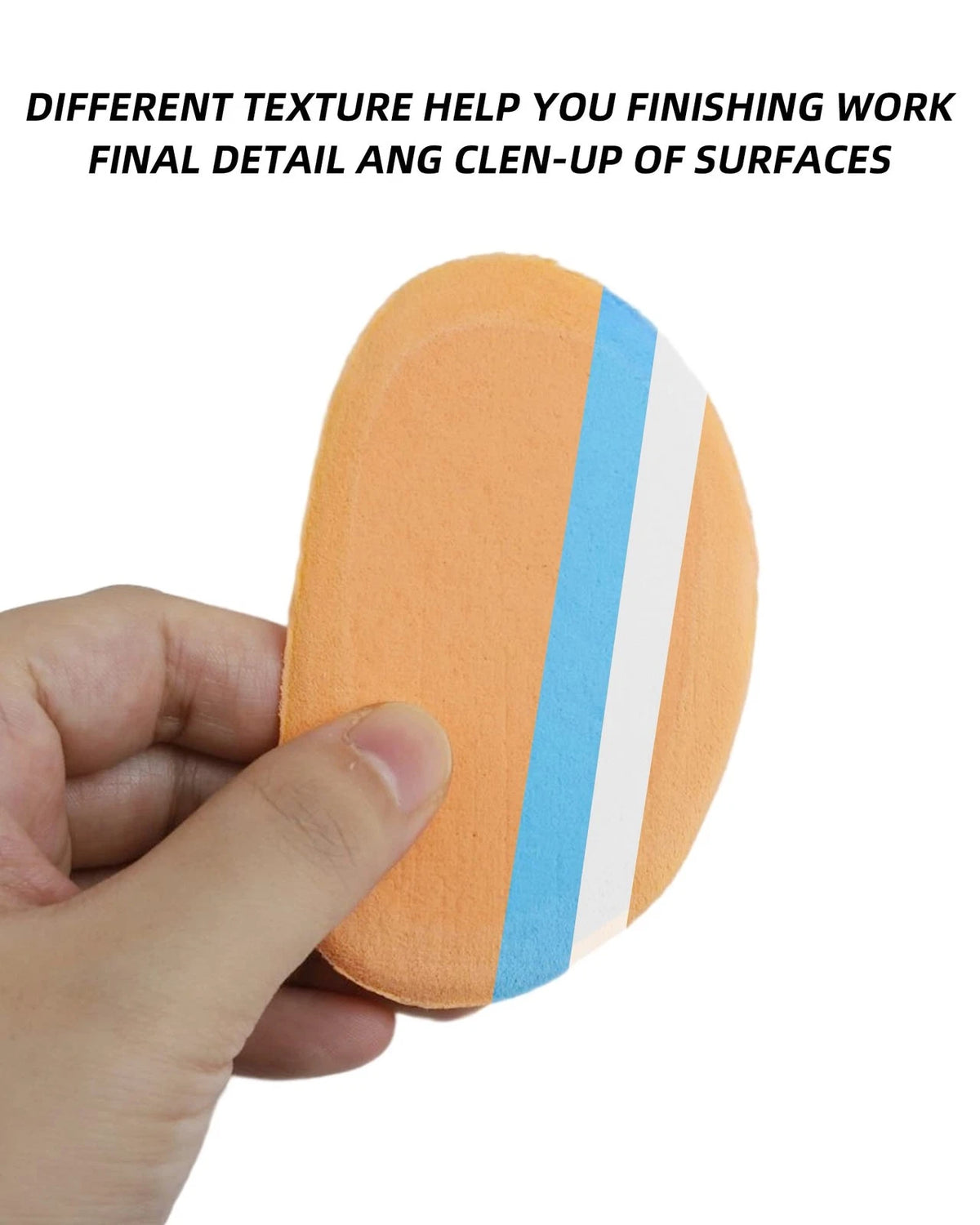 Pottery Sponge for Clay, Clay Cleanup and Shaping Blue, Orange, White