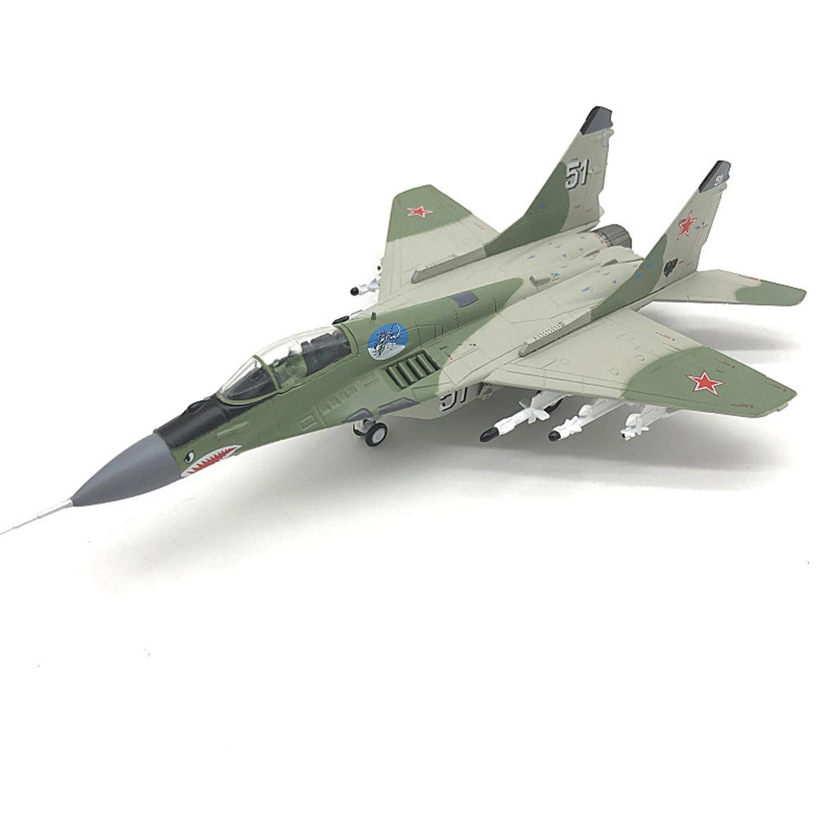 1:100 Russian MIG-29 Aircraft Diecast Model Military Airplane Plane Ornaments