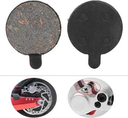 4 Pairs Brake Pads Electric Scooter Semi Metal Disc Rotor Black