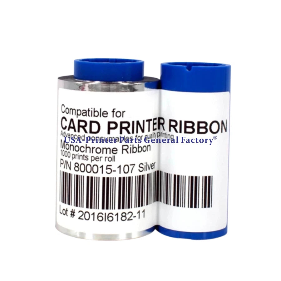 Silver Printer Ribbon Compatible For Zebra P330i P310 Printer Parts