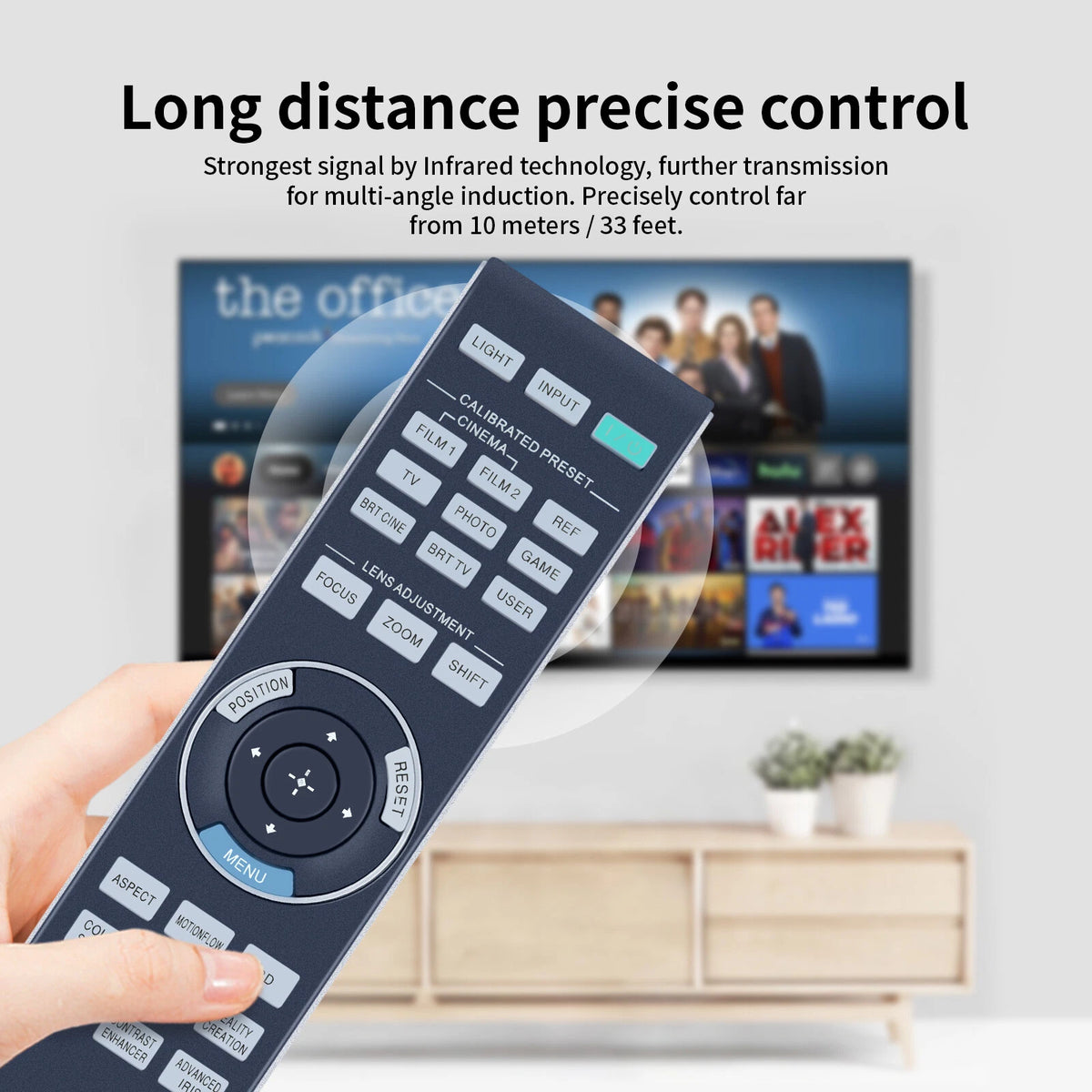 RM-PJ24 Remote Control For Sony Projector VPLVW360ES VW385ES VW500ES VW520ES