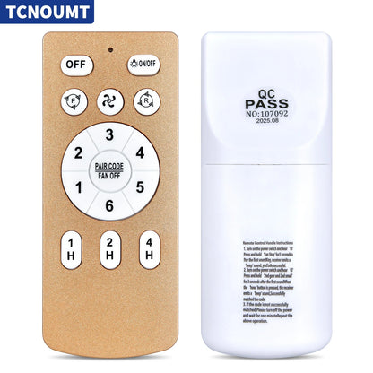 Remote Control For Letmarey/Bouncats/JahyShow/HuixuTe/InfiniPower Ceiling Fan